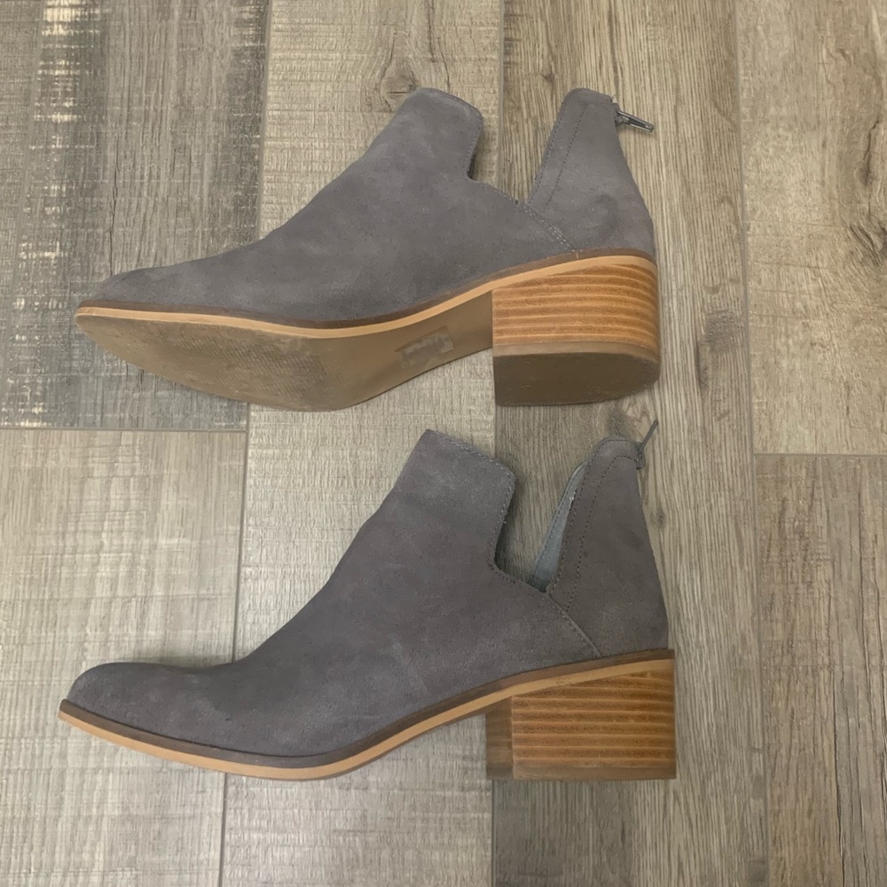 Steve Madden Lancaster Bootie Gray Suede Size 9.5